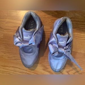 Purple Puma Bow sneakers size 7